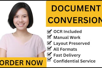 convert PDF, scanned documents, or images to editable word or excel with ocr