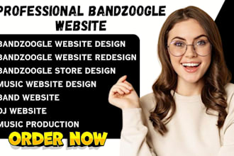 design bandzoogle website music band website music production dj website