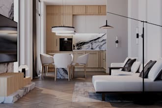 design modern interiors for apartments, offices, cafes, and restaurants