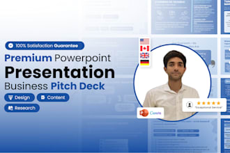 create professional powerpoint and canva presentation