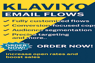 create custom klaviyo email flows that increase open rates and boost sales