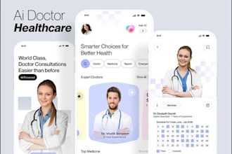 develop a custom telemedicine app for doctor and patient consultation