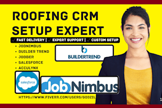 setup roofing crm jobnimbus builder trend jobber salesforce acculynx website