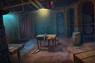 design your 3d game character, assets and props