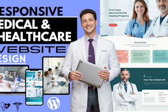 develop a responsive medical and healthcare website