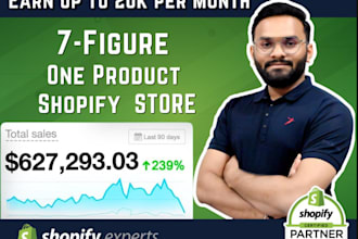 build a passive income shopify dropshipping store or shopify website
