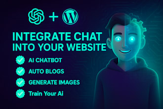 integrate chatgpt openai API in wordpress for auto blogs and ai chatbot