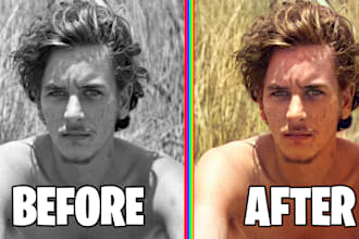 colorize your black and white photos professionally
