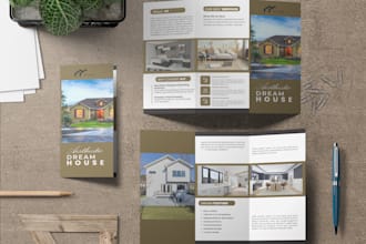 design a brochure design, flyer, catalog, and trifold brochure design