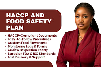 do professional haccp and food safety plan, procedure, and monitoring form haccp