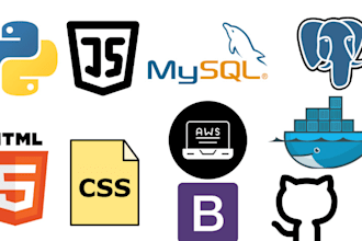 be your full stack web developer with python and js and deployment and support