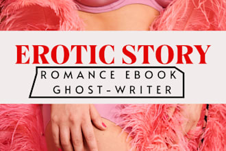 write a custom erotic story, nsfw, bdsm, as script writer, erotica ebook writer