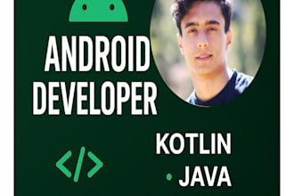 create, update, or fix your android app using kotlin or java