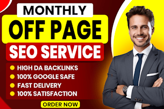 do monthly SEO backlinks service for google 1st page