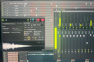 engineer, mix, and master audio using fl studio