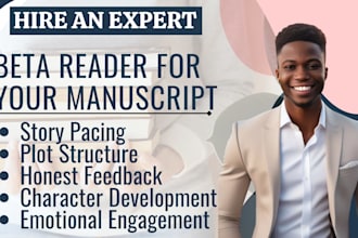 beta read your novel, fiction, fantasy, sci fi, romance, provides reader report