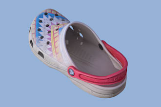 create 3d wearable sneakers, sneakers, footwears, shoes ready for 3d printing