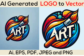 convert ai generated art to high quality vector