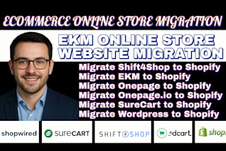 migrate ekm shift4shop shopwired to shopify website product listing migration