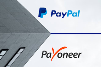 setup and help you withdraw paypal and payoneer funds for your business