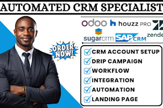 setup sap crm ontraport houzz pro freshwork odoo zendesk gohighlevel integration
