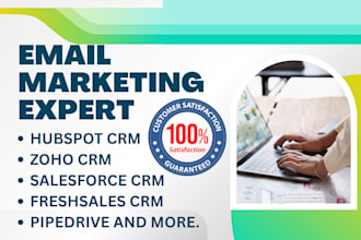 do zoho salesforce hubspot freshsales pipedrive nimble agile crm email campaign