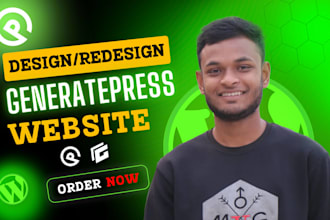 design a super fast website with generatepress, generateblock, gutenberg editor