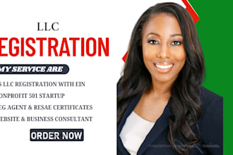 do US llc registration, ein number, boi report and dissolve llc
