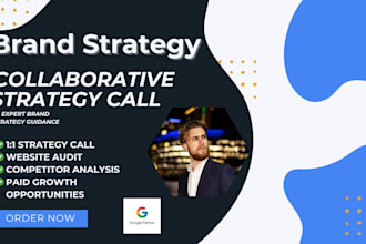 develop a standout brand strategy with you in a live strategy call