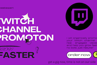 do twitch channel promotion for live viewers chatters and twitch affiliate