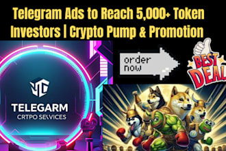 telegram ads to hit 5,000 token investors, pump fun promotion