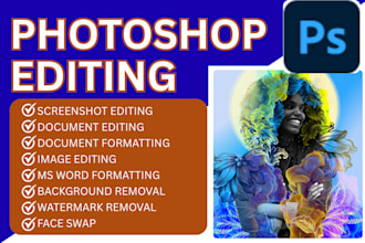 edit ms words, photoshop documents and create any design you need