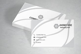 design a professional and modern business card