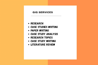 write impactful content for your case study in 24 hrs