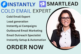 set up cold outreach email marketing on instantly ai and smartlead email warmup