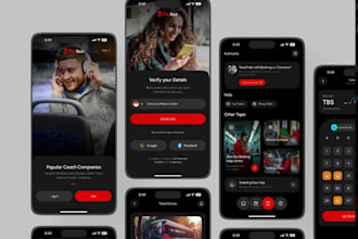 develop a professional bus booking and tracking app for android and ios