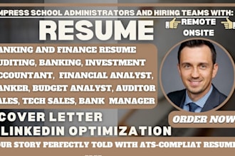 write a banking and finance  resume, accountant, sales, investment, marketing CV