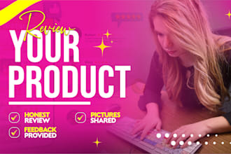 write a trustworthy product review, article, or description