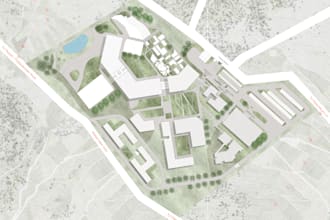 renders of site plan, floor plans landscape design