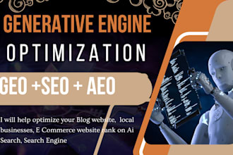generative engine optimization GEO SEO for chatgpt, ai gmb chatbot sge ecommerce