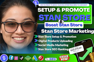 setup stan store, stan store design, or stan store marketing to boost stan store