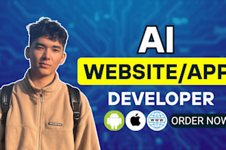 develop ai saas website and software, do SEO optimization and deploy
