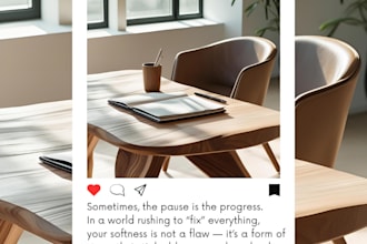 write captions that feel more like connection than content
