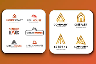 design a premium luxury real estate logo for realtors with 24h delivery