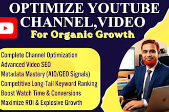 optimize channel, video for organic growth