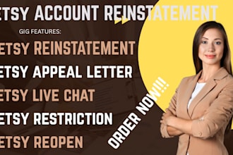 reopen etsy permanent suspension, etsy appeal letter etsy reinstatement