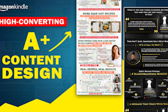 design amazon a plus content for kdp book promotion