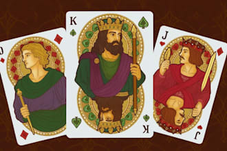 design tarot card game illustration oracle cards card game design rule book