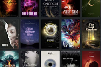 do fantasy book cover, thriller book cover design