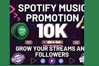 promote your song to 10k verified radio stations, djs and spotify playlists